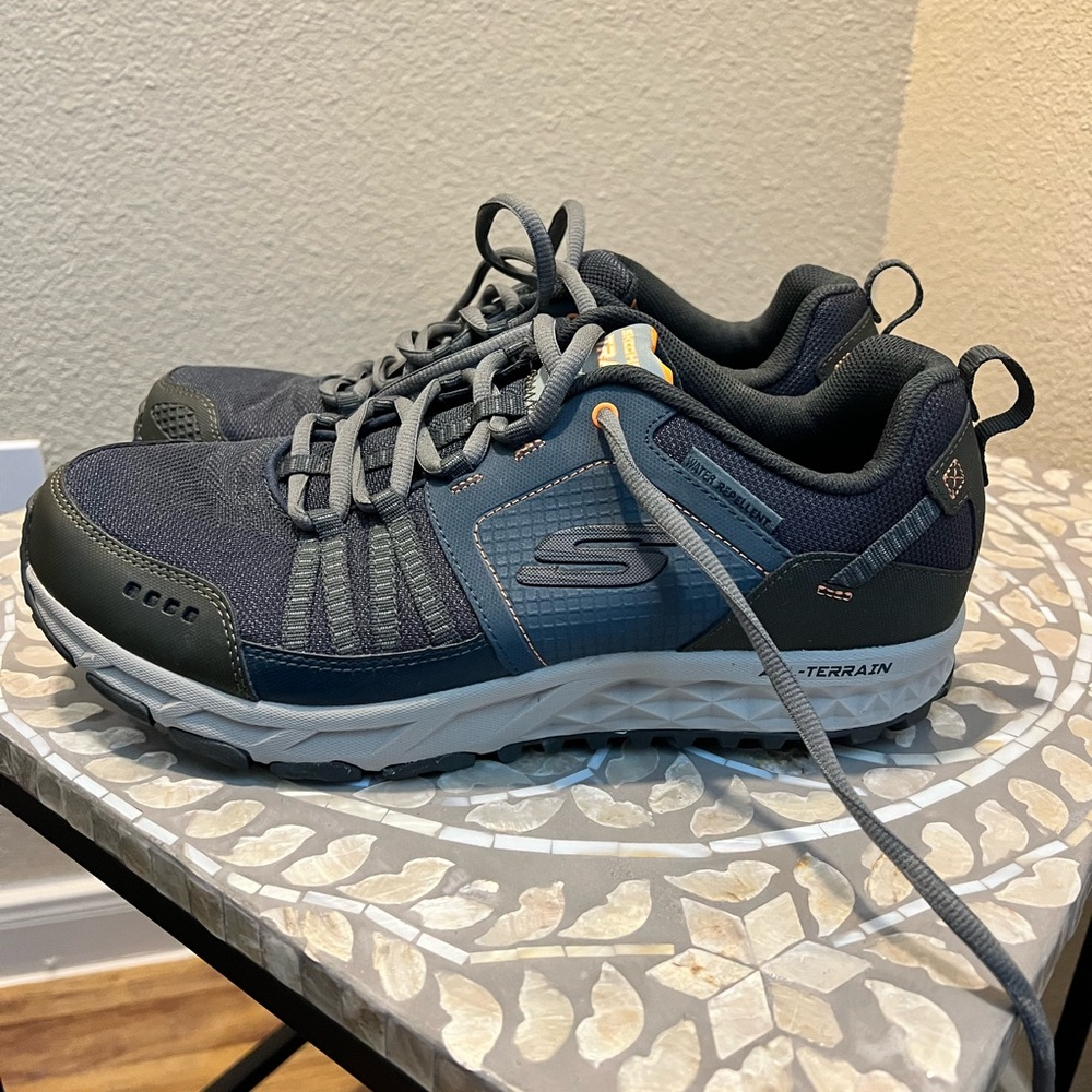 Sketchers all terrain Hiking shoes *Never Worn* size 11 blue